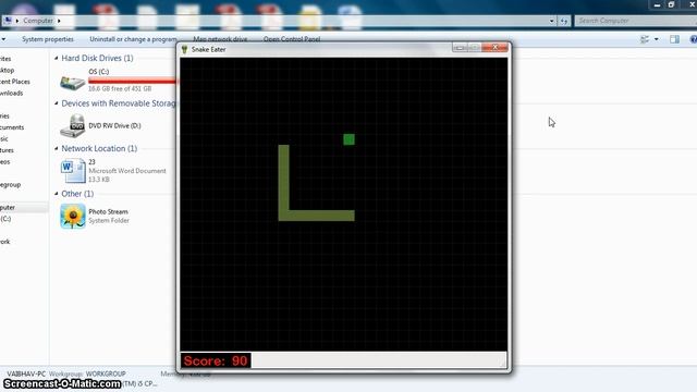 Fun and Real Snake Game in C# - C Sharp Snake Game (addictive) смотреть онлайн