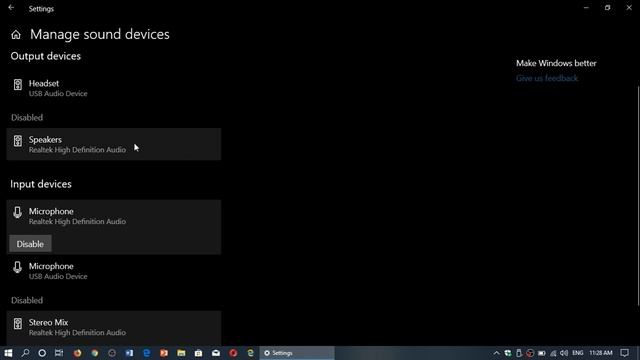 Windows 10 May 2019 update Two ways to enable disable sound devices microphone speakers смотреть онлайн