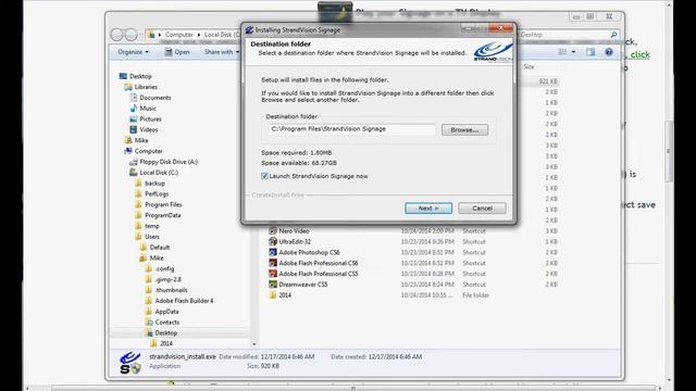 Install StrandVision's Free Digital Signage Windows Software смотреть онлайн