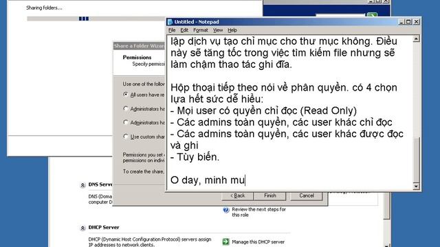 Hướng dẫn thiết lập File Server trên Windows Server 2003 Enterprise Edition SP1 смотреть онлайн