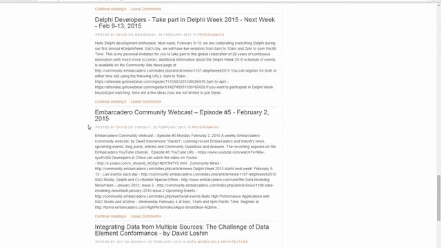 Embarcadero Community Weekly Webcast 2015 - Episode #6 - February 9 смотреть онлайн