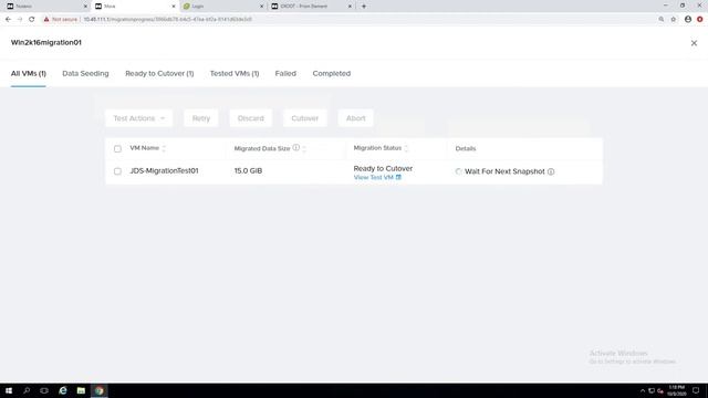 Test Migration with Nutanix Move смотреть онлайн