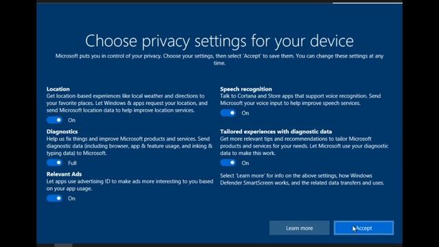 Windows 10 - Fall Creators Update- Cortana during Setup смотреть онлайн