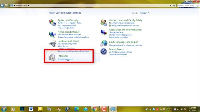 How to Uninstall program form Windows 7 смотреть онлайн