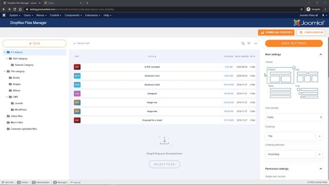 Dropfiles: Best file manager for Joomla смотреть онлайн