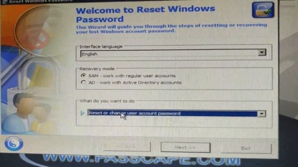 Reset Windows 7,8,10 Forget Password Using Passcape Software