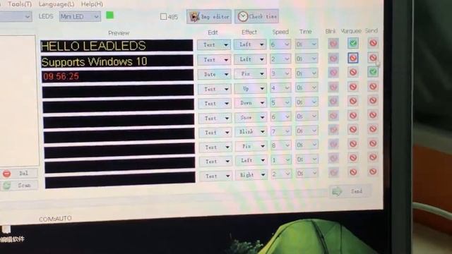 V9.92 software: LED desktop/car display board, support Windows system смотреть онлайн