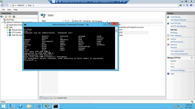 Mengkonfigurasikan FTP Site FTP Server di Windows Server 2012R2 смотреть онлайн