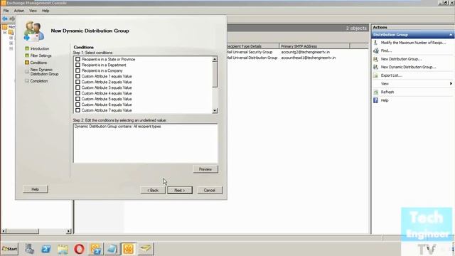Create Dynamic Distribution Group in Exchange Server 2010 смотреть онлайн