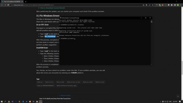 Fix: Battle Net BLZBNTBNAS00000025 Error Battle Net Installation Problem