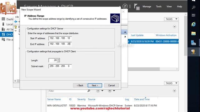 dhcp server configuration windows server 2019 - windows server 2019 how to install a dhcp server смотреть онлайн