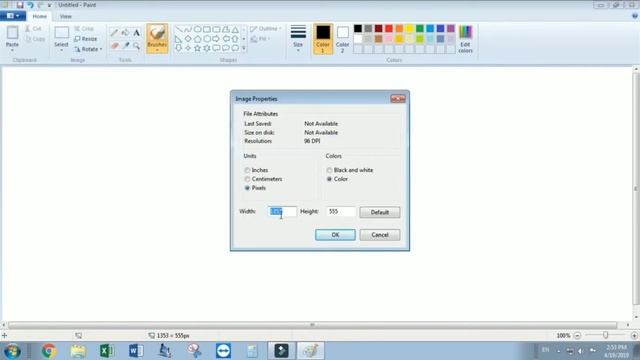How to set default settings in MS Paint смотреть онлайн