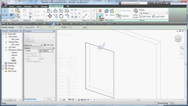 REVIT Window Family Tutorial - CADclips смотреть онлайн