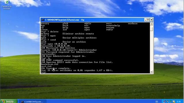 Como acceder al servidor FTP por linea de comando WINDOWS 2008 смотреть онлайн