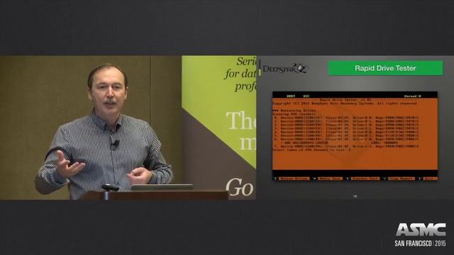 Rapid Drive Tester: free low level HDD diagnostics software. ASMC2015 part 5 смотреть онлайн