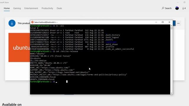 Windows 10ga Ubuntu'ni o'rnatamiz! смотреть онлайн