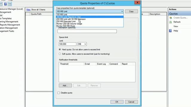 Instalacion y configuración del rol FSRM en Windows Server 2012 R2 смотреть онлайн
