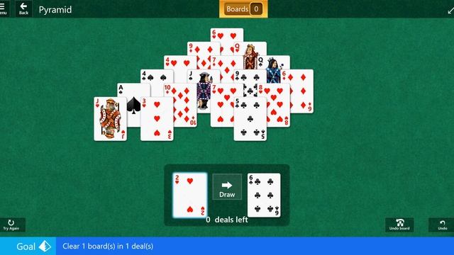 Windows 10 Anniversary: Pyramid\Expert - Clear 1 board in 1 deal смотреть онлайн