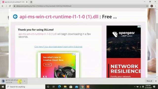 Exit Exam Software Error with Solution- api-ms-win-crt-runtime-l1-1-0.dll Error смотреть онлайн