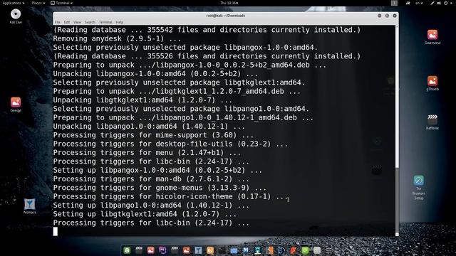 Installing AnyDesk remote desktop on Kali Linux смотреть онлайн