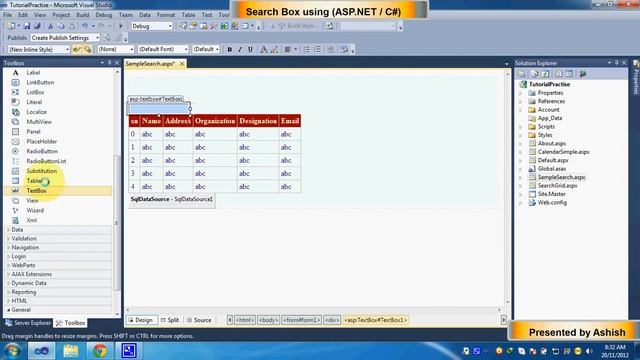 Simple Search (ASP.NET / C#)