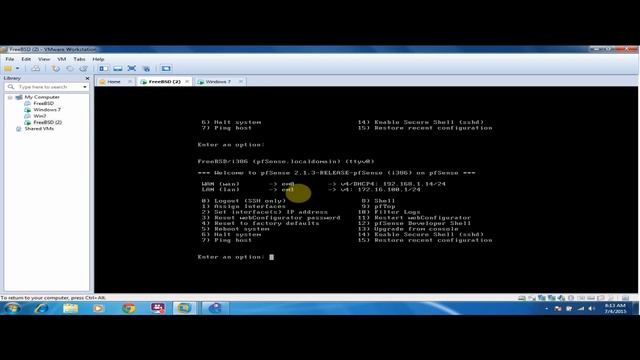Configuring Pfsense+vmware clients+gns3 to the internet смотреть онлайн