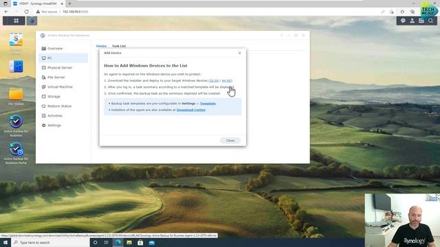 Synology Active Backup for Business - PC Backup (DSM 7) смотреть онлайн
