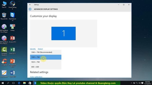 Cài đặt độ phân giải màn hình máy tính Windows 10 смотреть онлайн