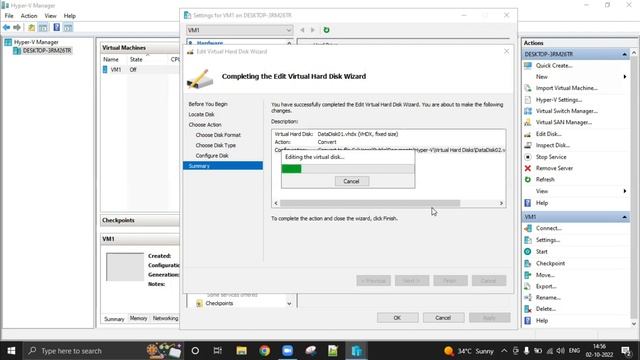 Convert VHDX Disk to VHD Disk In Hyper-V | Hyper-V Me Kaise VHDX Disk Se VHD Convert Kare | Hindi смотреть онлайн