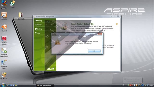 eRecovery Créer un Disque de Récupération смотреть онлайн