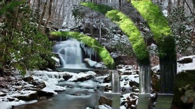 Beautiful Forest Waterfall... Images смотреть онлайн