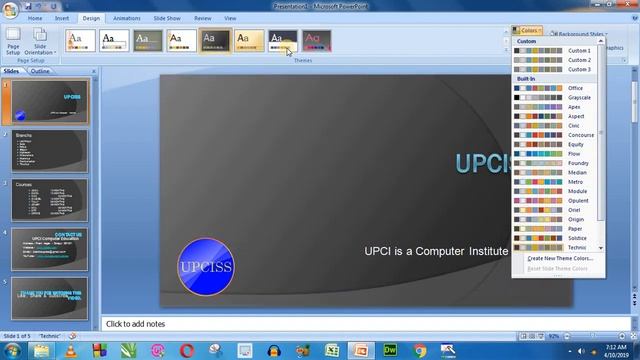 Ms PowerPoint 2007 Tutorial Part 2 смотреть онлайн