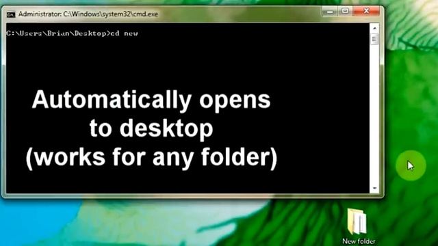 Open Command Window Here in Windows 7 смотреть онлайн