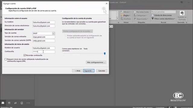 Configurar Correo Gmail en Outlook 2016 ▶ BiosComputer смотреть онлайн