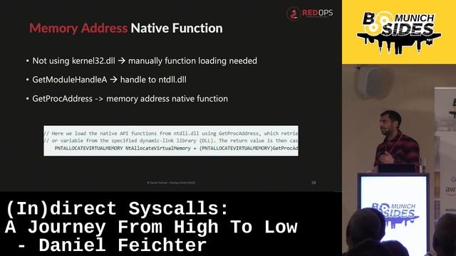 (In)direct Syscalls: A Journey From High To Low - Daniel Feichter смотреть онлайн