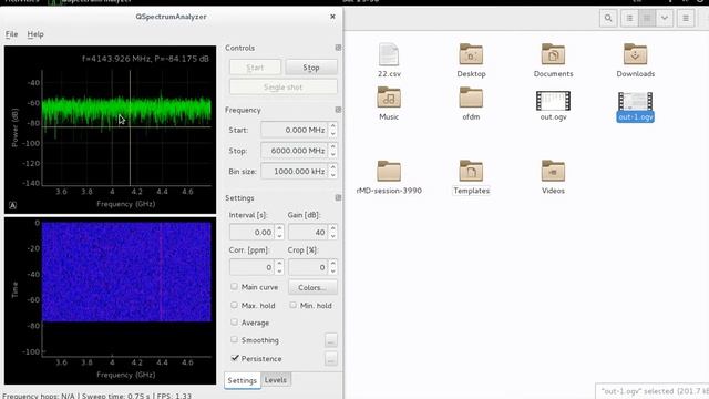 QSpectrumAnalyzer which supports the new hackrf_sweep: смотреть онлайн