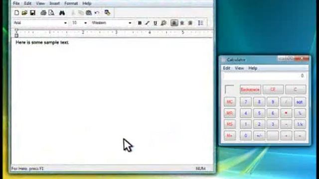 5 Windows Vista Demo Working with programs смотреть онлайн