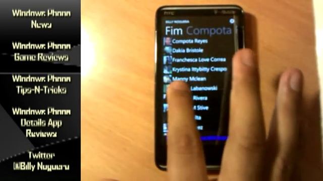 FIM - Facebook Instant Messenger App for Windows Phone 7 смотреть онлайн