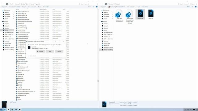 Windows 10 19h1 May 2019 update 1903 3rd Party themes Patch by Villi Vidi Vici® and Moonnique® смотреть онлайн