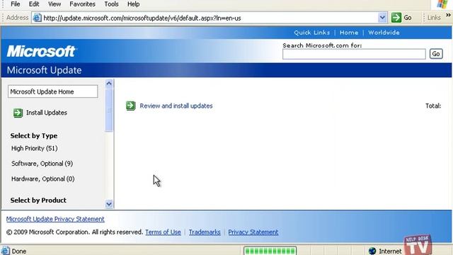 Using Windows XP Update - Manually смотреть онлайн