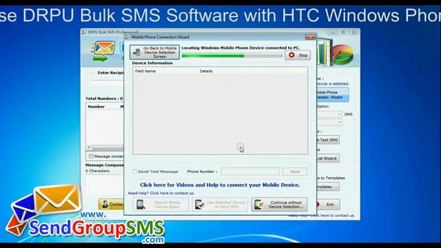 HTC Windows Mobile Cell Phone Bulk SMS Marketing Text  Messaging Software Free Online