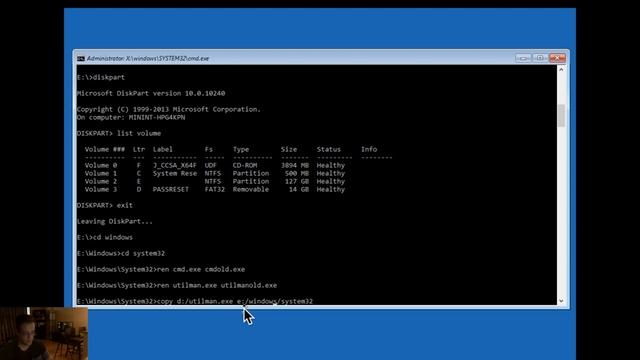 Windows 10 Login Password Reset смотреть онлайн