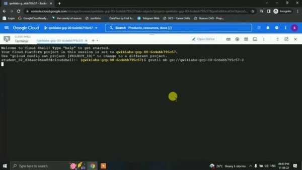 Working with the Google Cloud Console and Cloud Shell GCP LAB Solution