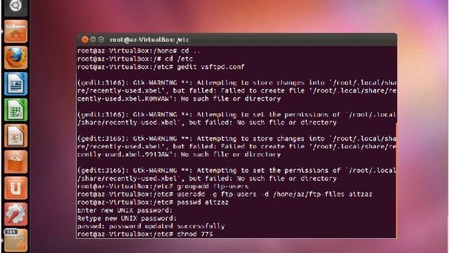 Configuring a FTP server on ubuntu (linux) смотреть онлайн