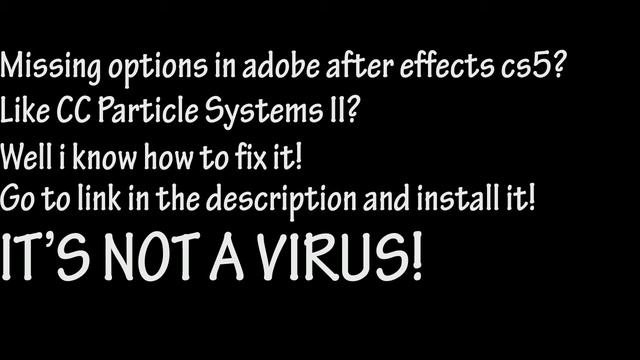 Adobe after effects cs5 Missing options download? смотреть онлайн