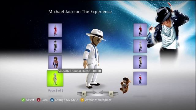The Michael Jackson Experience XBox Live Marketplace Avatar Items смотреть онлайн