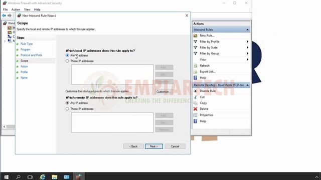 How to Block IP address or IP range in windows server 2016 using Windows Firewall смотреть онлайн