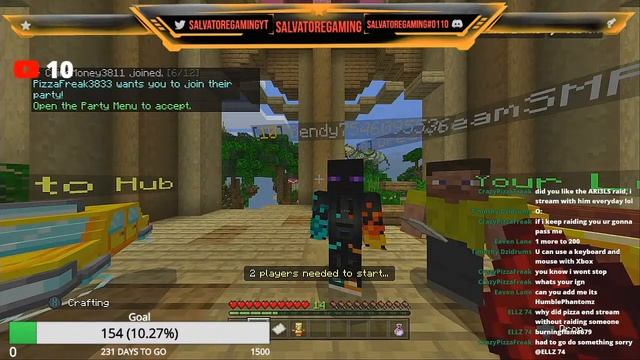 Hive minigames: playing with viewers come join #minecraft #hivelive #live смотреть онлайн