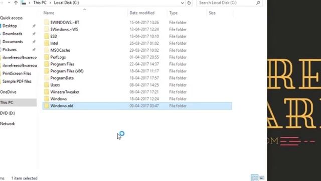 How to Remove old Windows Files in Windows 10 смотреть онлайн