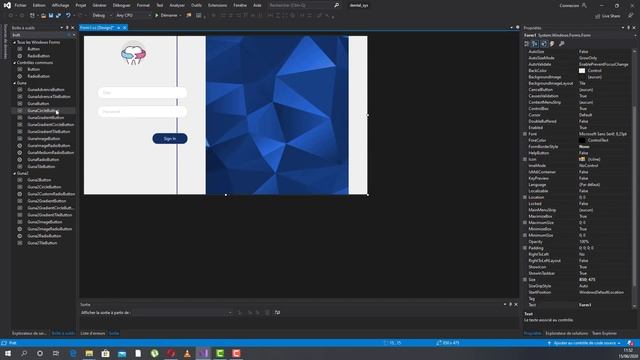 2- Login C# UI Design - Dental Application Winform App GUNA Framework смотреть онлайн